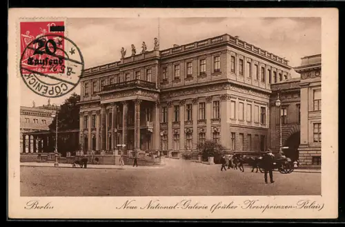 AK Berlin, Neue Nationalgalerie / ehem. Kronprinzenpalais