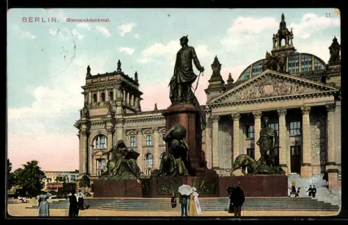 AK Berlin-Tiergarten, Bismarckdenkmal