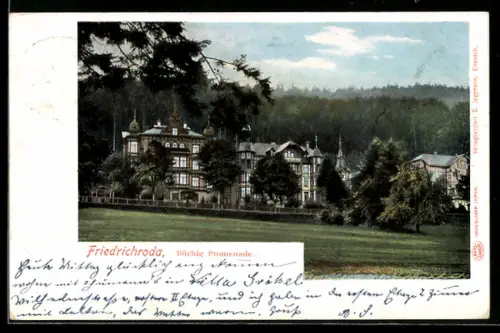 AK Friedrichroda, Büchig Promenade