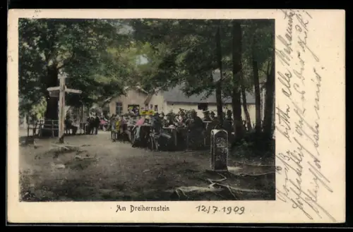 AK Brotterode i. Th., Gasthaus am Dreiherrnstein