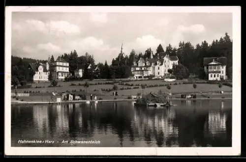 AK Hahnenklee /Harz, Am Schwanenteich