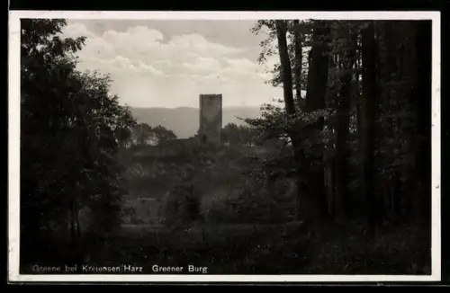 AK Greene bei Kreiensen, Greener Burg