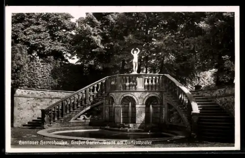 AK Hannover-Herrenhausen, Grosser Garten, Grotte am Gartentheater