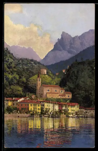 AK Photochromie, Serie 192, S. Mamette, Lago di Lugano