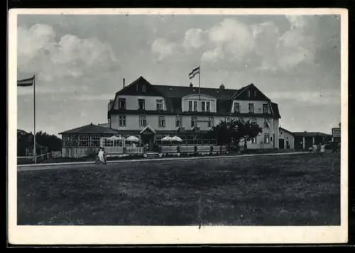 AK St. Peter, Strand-Hotel Fr. Wüstenberg