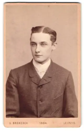Fotografie G. Brokesch, Leipzig, Zeitzerstrasse 48, Hans von Bodmann im Porträt