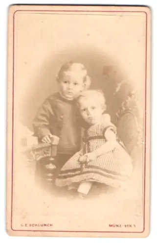 Fotografie C. E. Schlunck, Königsberg i. Pr., Münz-Str. 7, Frank und Paul Neumann als Kinder