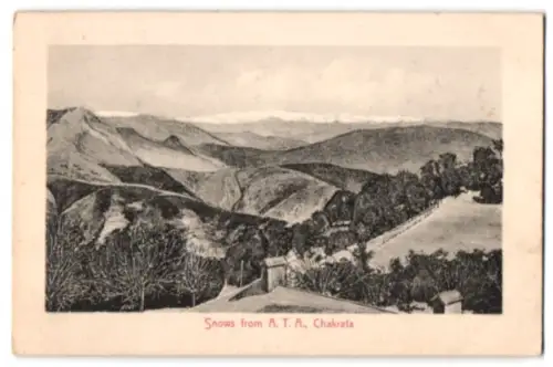 Relief-AK Chakrata, Snows from A. T. A.