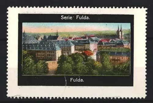 Reklamemarke Fulda, Serie Fulda, Ortsansicht