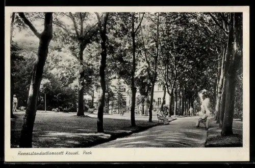 AK Kassel, Heeresstandortlazarett, Park