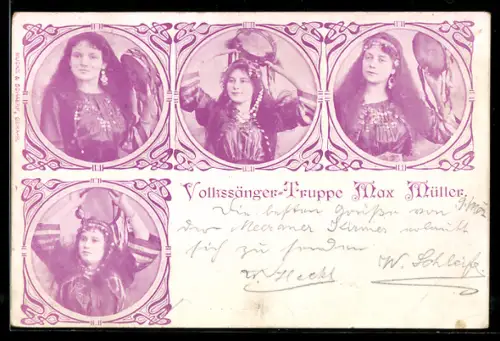 AK Volkssänger-Truppe Max Müller