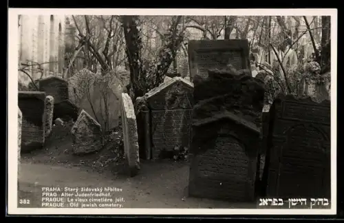 AK Prag, Alter Judenfriedhof