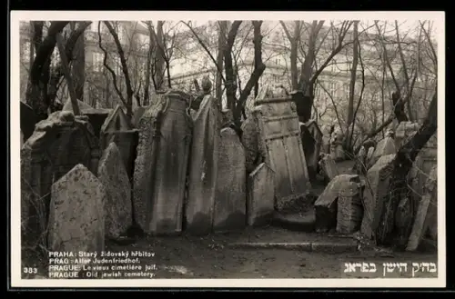 AK Prag, Alter Judenfriedhof