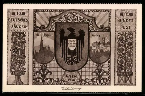 AK Wien, 10. Deutsches Sängerfest 1928, 10. Bundesfest, Verbrüderung