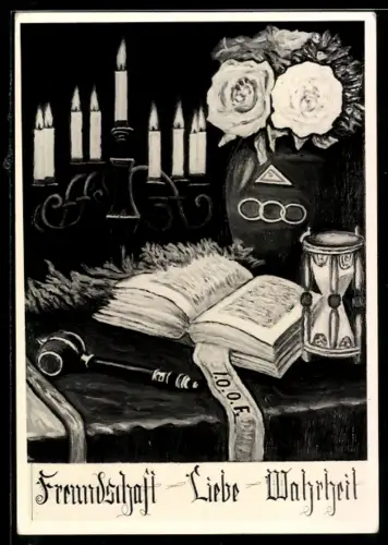 AK Berlin-Grunewald, Fontanestrasse 12a, 150 Jahrfeier der IOOF, Odd Fellow Loge