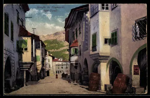 AK Neumarkt, Strassenpartie im Ort