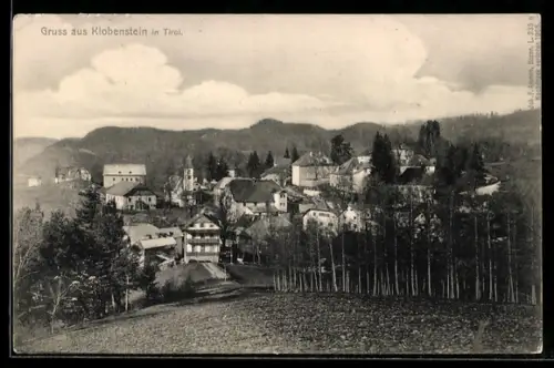 AK Klobenstein, Blick auf den Ort