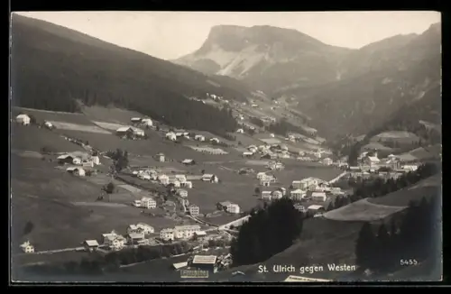 AK St. Ulrich, Gesamtansicht gegen Westen
