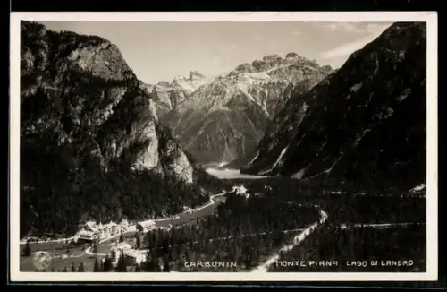 AK Carbonin, Monte Piana e Lago di Landro, vista panoramica sulle montagne e la valle