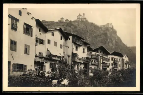 AK Chiusa, Ortsansicht mit Kloster Säben