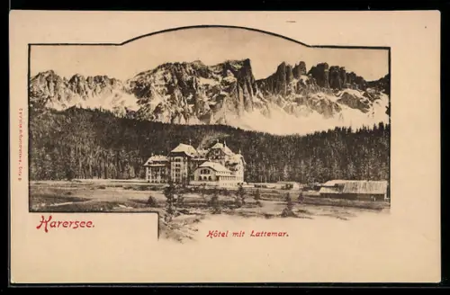 AK Carezza, Hotel con Latemar