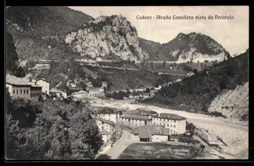 AK Cadore, Strada Cavallera vista da Perarolo