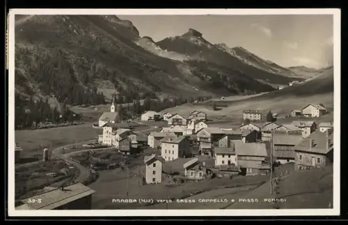 AK Arabba, Arabba verso Sasso Cappello e Passo Pordoi