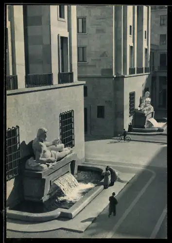 AK Torino, Via Roma, Piazetta delle Chiese, Il Po e la Dora