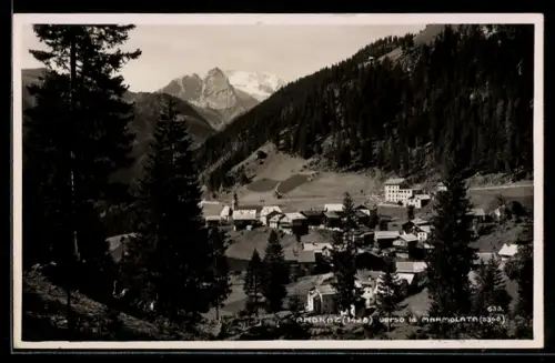 AK Andraz, Vista verso la Marmolata