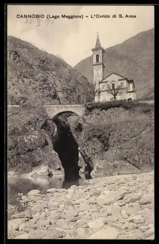 AK Cannobio /Lago Maggiore, L`Orrido di S. Anna