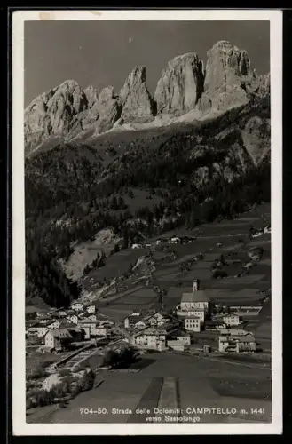 AK Campitello, Strada delle Dolomiti verso Sassolungo