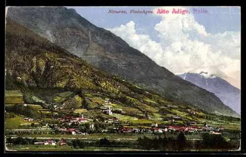 AK Naturno /Val Venosta, Vista panoramica del paesaggio montano