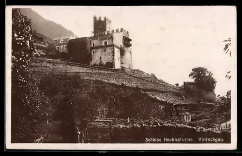 AK Naturns /Vintschgau, Schloss Hochnaturns