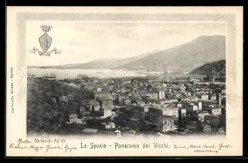 AK La Spezia, Panorama dai Vecchi