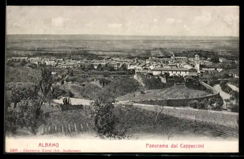 AK Albano Laziale, Panorama dai Cappuccini