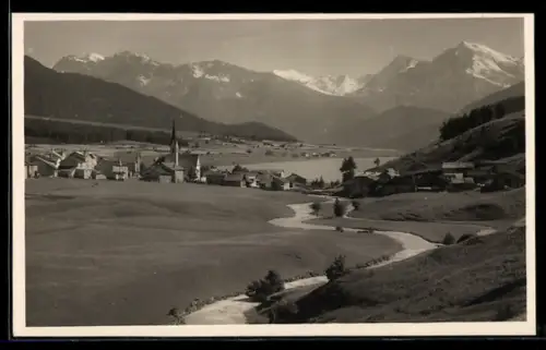 AK San Valentino alla Muta, Val Venosta alta con il Gruppo dell`Ortler