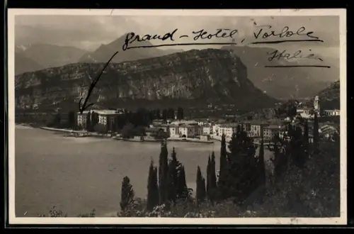AK Torbole, Vista del Grand Hotel sul Lago di Garda
