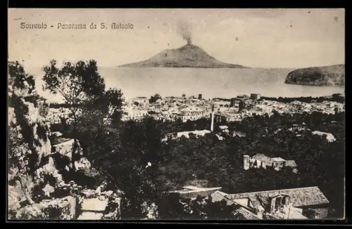 AK Sorrento, Panorama da S. Antonio, Vulkan