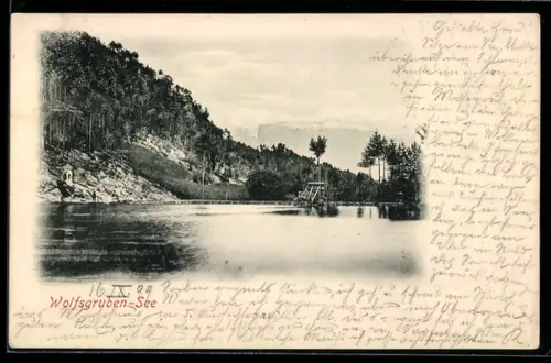 AK Wolfsgruben-See, Partie am See