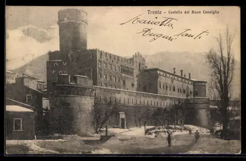 AK Trento, Castello del Buon Consiglio in inverno
