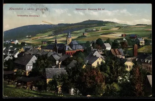 AK Neustädtel i. sächs. Erzgeb., Heimstätte Gleesberg