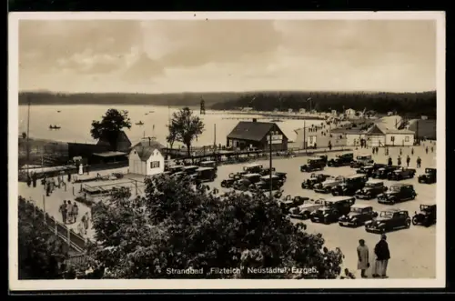AK Neustadt i. Erzgeb., Strandbad Filzteich