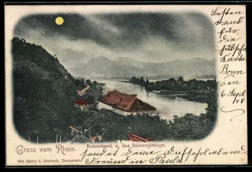 AK Rolandseck, Rhein, Siebengebirge