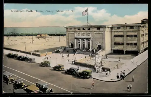AK Coney Island, N.Y., Municipal Bath House