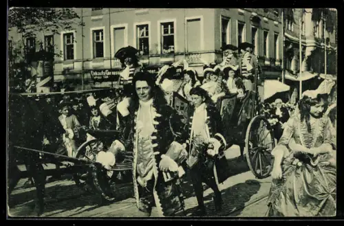 AK Kassel, Tausendjahrfeier, Wagen des Landgrafen Karl