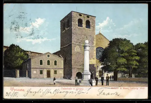 AK Trieste / Triest, Cattedrale S. Giusto