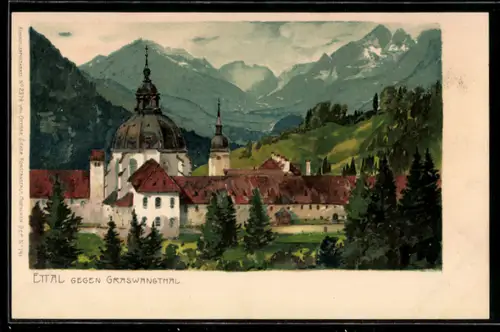 AK Ettal, Teilansicht