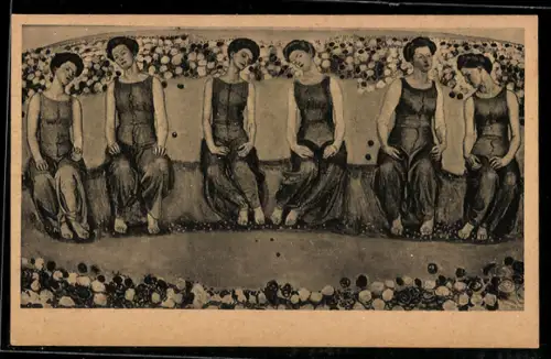 Künstler-AK Ferdinand Hodler: Heilige Stunde