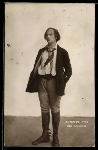 AK Schauspieler Anton Ethofer als Der Teufelskerl