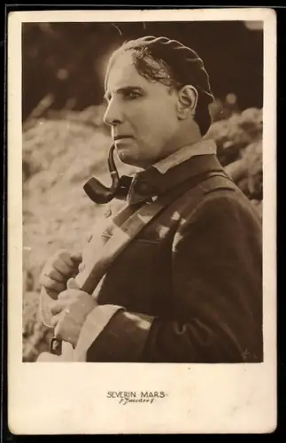 AK Schauspieler Severin Mars als Jaccuso porträtiert